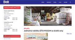 Desktop Screenshot of belit.cz